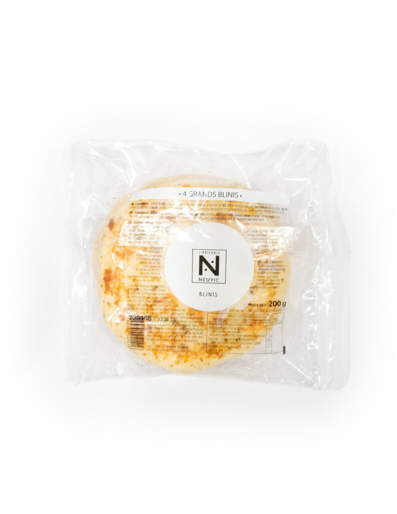 blinis sachet de 4 grands blinis