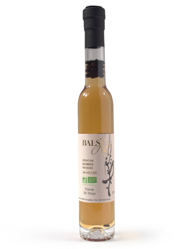 reduction balsamique poivre sil timur