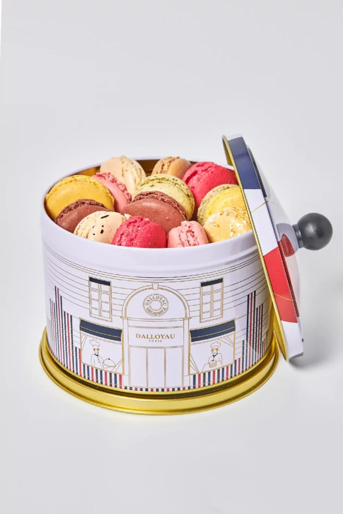 boite a musique de 14 macarons signature
