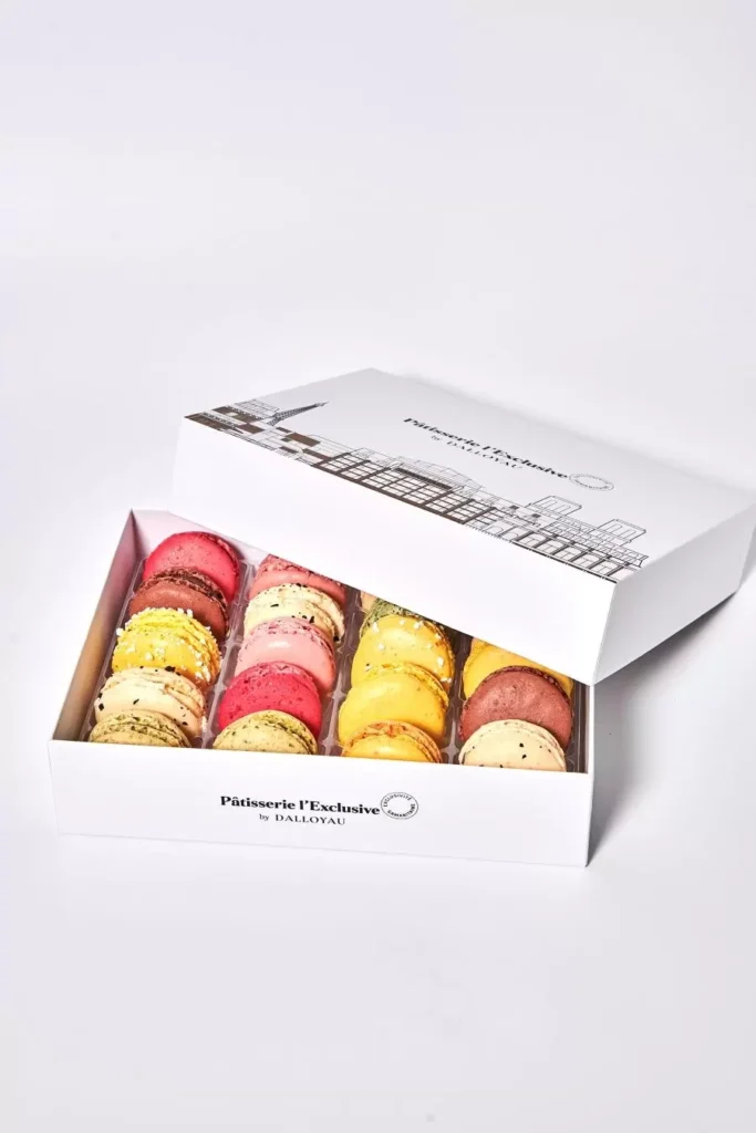 coffret de 20 macarons l exclusive