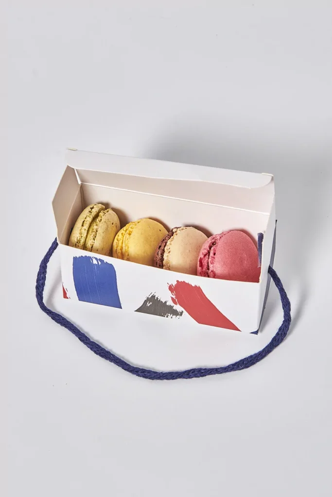 coffret de 4 macarons signature