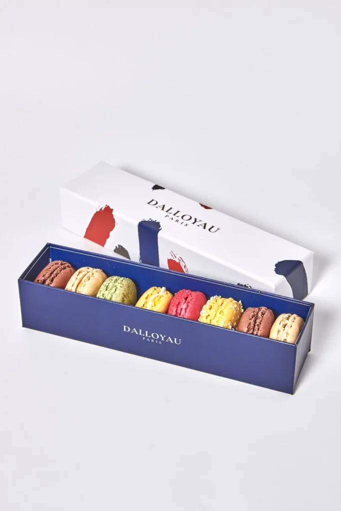 coffret de 8 macarons signature